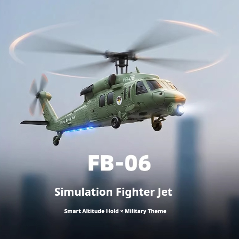 FB-06 Black Hawk Remote Contro - огляд і ціна Rc Helicopter Large